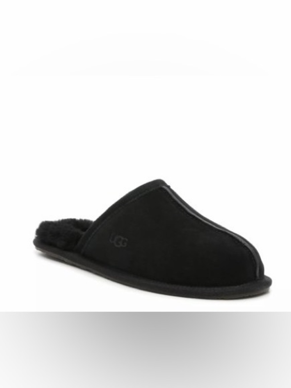 UGG Black Pearle Suede Sip-On Slippers